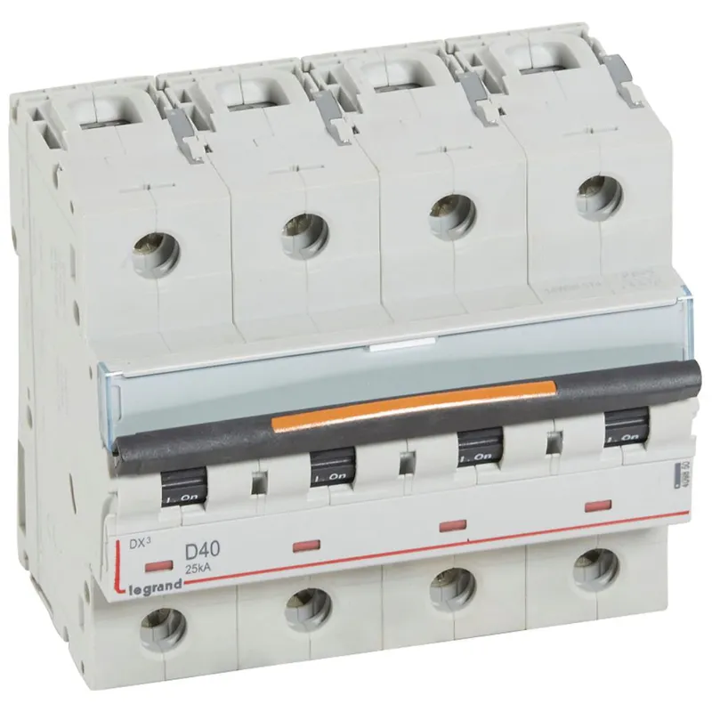 Legrand Leitungsschutzschalter, Automat 409850 DX3 D40A 4P 25KA 6M