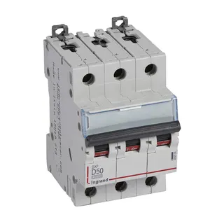 Legrand Leitungsschutzschalter, Automat 409504 DX3 D50A 3P 10KA 3M