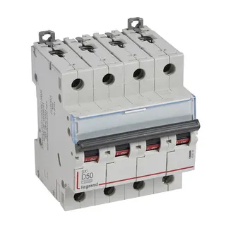 Legrand Leitungsschutzschalter, Automat 409538 DX3 D50A 4P 10KA 4M