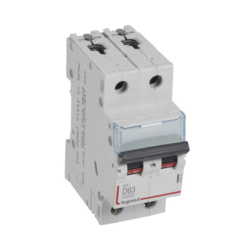 Legrand Leitungsschutzschalter, Automat 409457 DX3 D63A 2P 10KA 2M