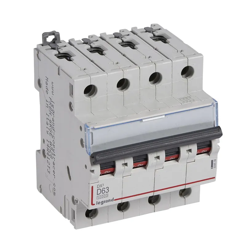 Legrand Leitungsschutzschalter, Automat 409539 DX3 D63A 4P 10KA 4M