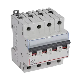 Legrand Leitungsschutzschalter, Automat 409539 DX3 D63A 4P 10KA 4M