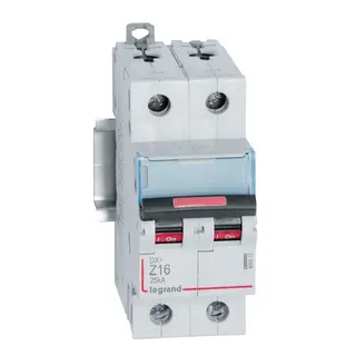 Legrand Leitungsschutzschalter, Automat 409913 DX3 Z16A 2P 25KA 2M
