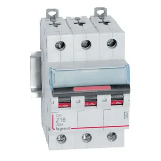 Legrand Leitungsschutzschalter, Automat 409924 DX3 Z16A 3P 25KA 3M