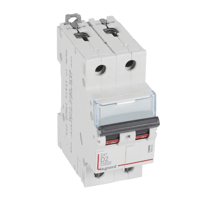 Legrand Leitungsschutzschalter, Automat 409444 DX3 D2A 2P 10KA 2M