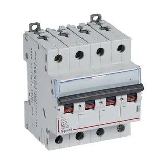 Legrand Leitungsschutzschalter, Automat 409526 DX3 D2A 4P 10KA 4M