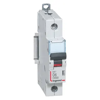 Legrand Leitungsschutzschalter, Automat 409428 DX3 D6A 1P 10KA 1M