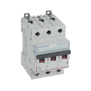 Legrand Leitungsschutzschalter, Automat 409495 DX3 D6A 3P 10KA 3M