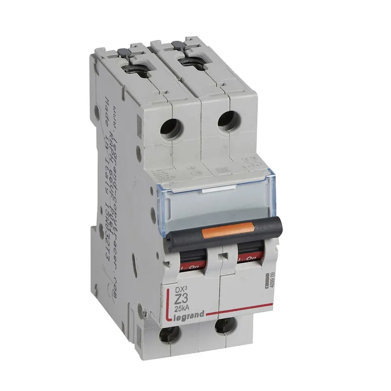 Legrand Leitungsschutzschalter, Automat 409909 DX3 Z3A 2P 25KA 2M