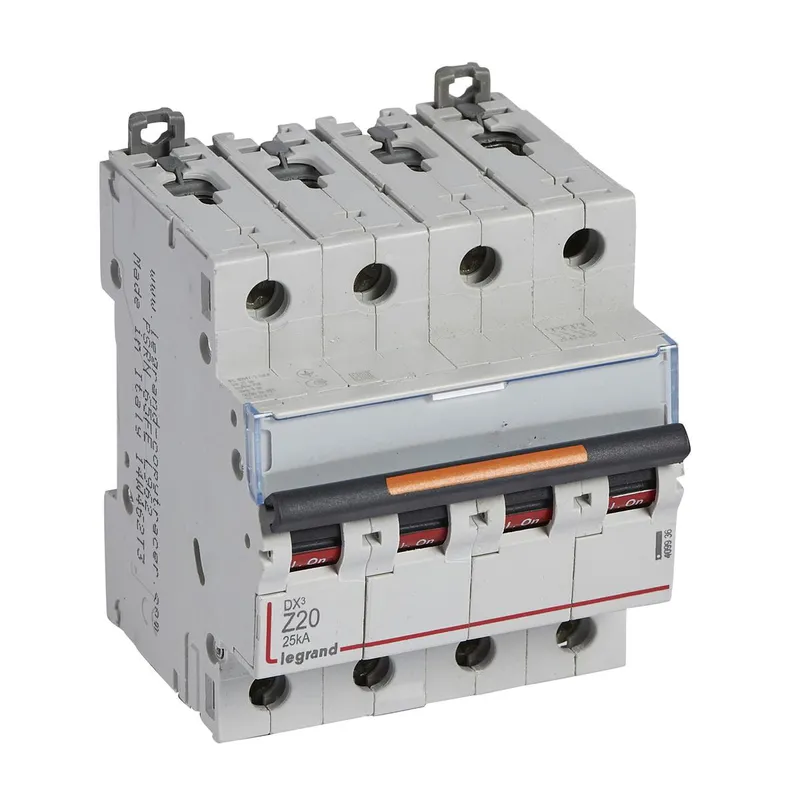 Legrand Leitungsschutzschalter, Automat 409936 DX3 Z20A 4P 25KA 4M