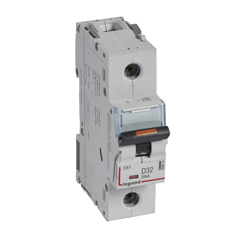 Legrand Leitungsschutzschalter, Automat 409810 DX3 D32A 1P 25KA 1,5M