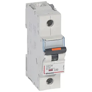 Legrand Leitungsschutzschalter, Automat 409812 DX3 D50A 1P 25KA 1,5M