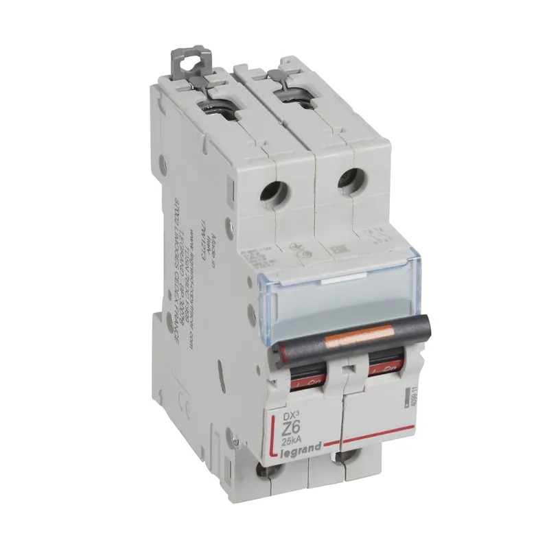 Legrand Leitungsschutzschalter, Automat 409911 DX3 Z6A 2P 25KA 2M