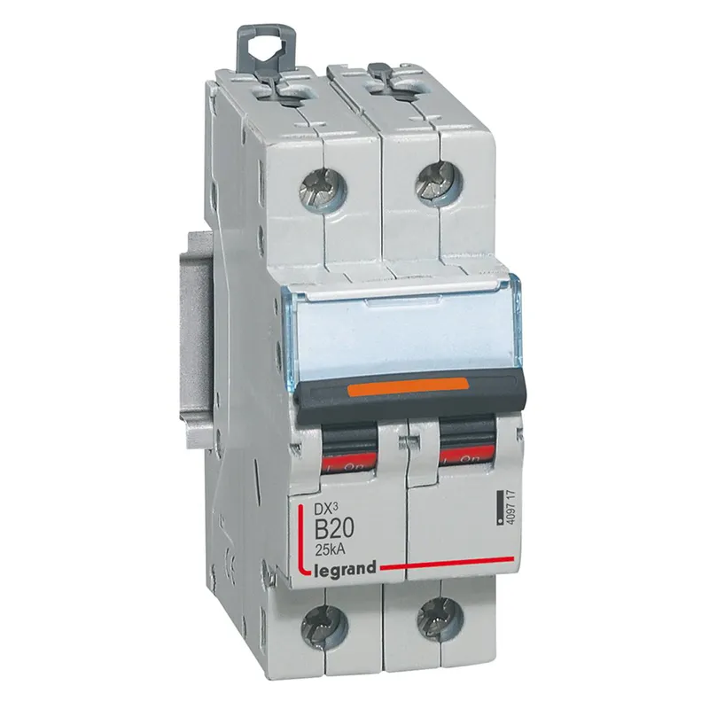 Legrand Leitungsschutzschalter, Automat 409717 DX3 B20A 2P 25KA 2M