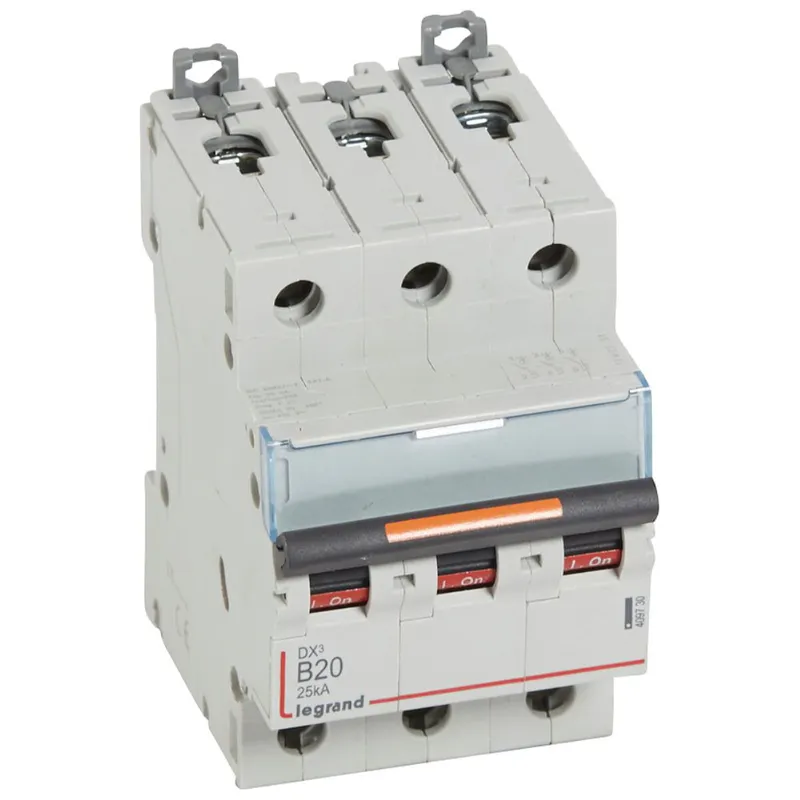 Legrand Leitungsschutzschalter, Automat 409730 DX3 B20A 3P 25KA 3M