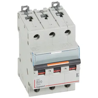 Legrand Leitungsschutzschalter, Automat 409730 DX3 B20A 3P 25KA 3M