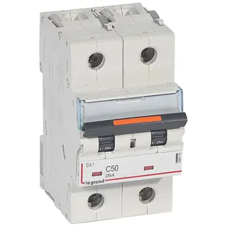 Legrand Leitungsschutzschalter, Automat 409773 DX3 C50A 2P 25KA 3M