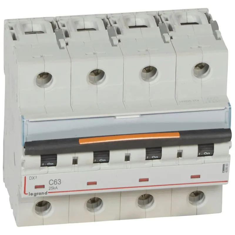 Legrand Leitungsschutzschalter, Automat 409800 DX3 C63A 4P 25KA 6M