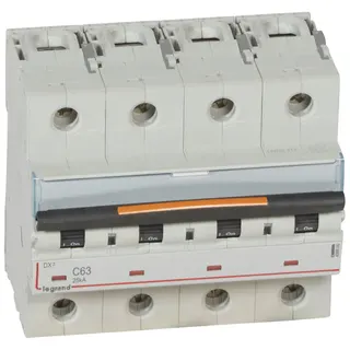 Legrand Leitungsschutzschalter, Automat 409800 DX3 C63A 4P 25KA 6M