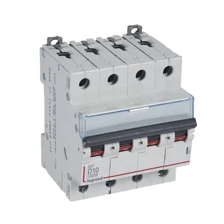 Legrand Leitungsschutzschalter, Automat 409531 DX3 D10A 4P 10KA 4M