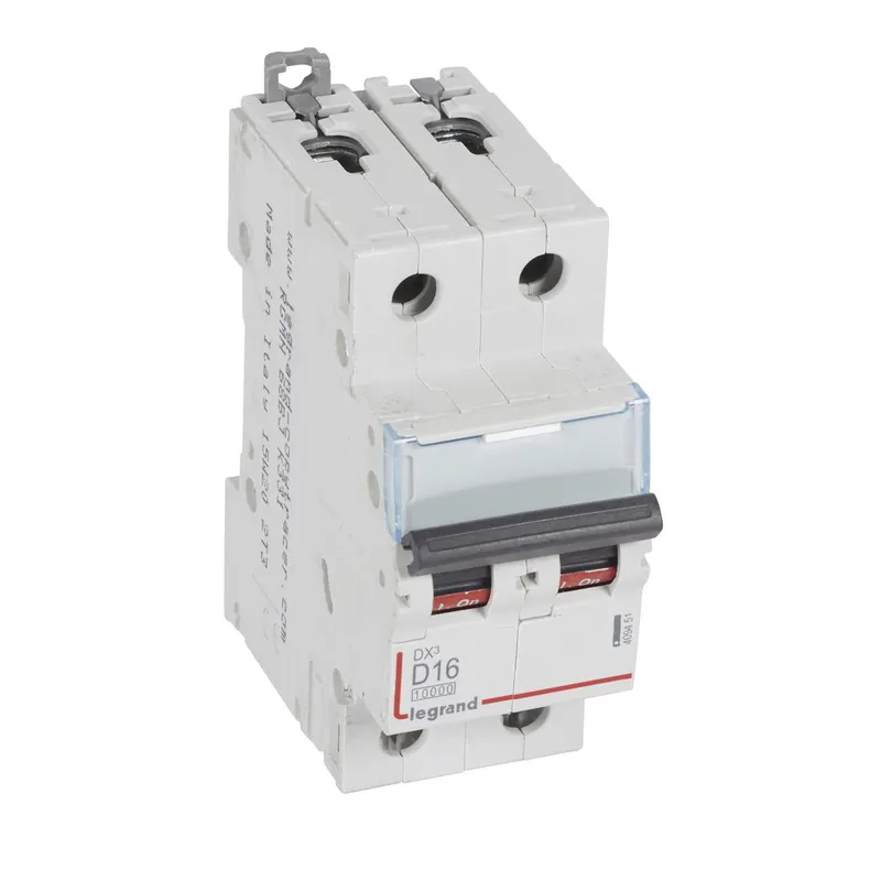Legrand Leitungsschutzschalter, Automat 409451 DX3 D16A 2P 10KA 2M
