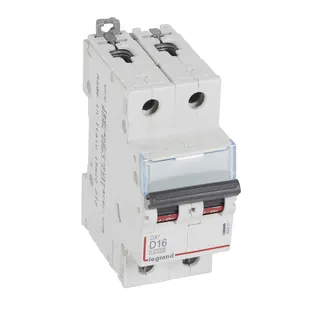 Legrand Leitungsschutzschalter, Automat 409451 DX3 D16A 2P 10KA 2M