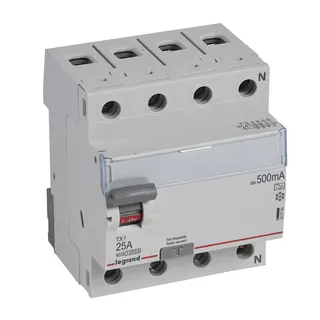 Legrand FI-Schutzschalter, FI 411794 TX3 25A 4P 500MA A