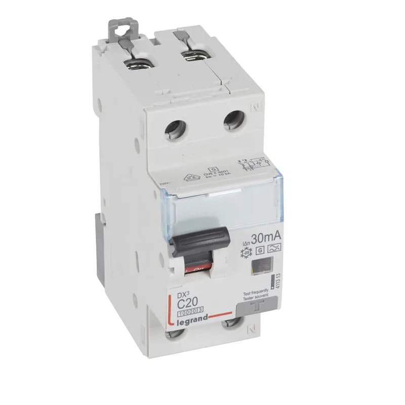 Legrand FI / LS-Kombination 411313 DX3 C20 1+N 10KA 30MA A-G