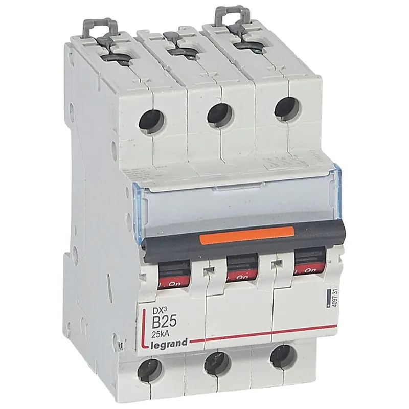 Legrand Leitungsschutzschalter, Automat 409731 DX3 B25A 3P 25KA 3M