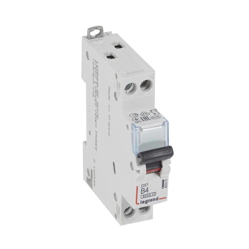 Legrand Leitungsschutzschalter, Automat 407471 DX3 B4A 1P+N 6KA 1M