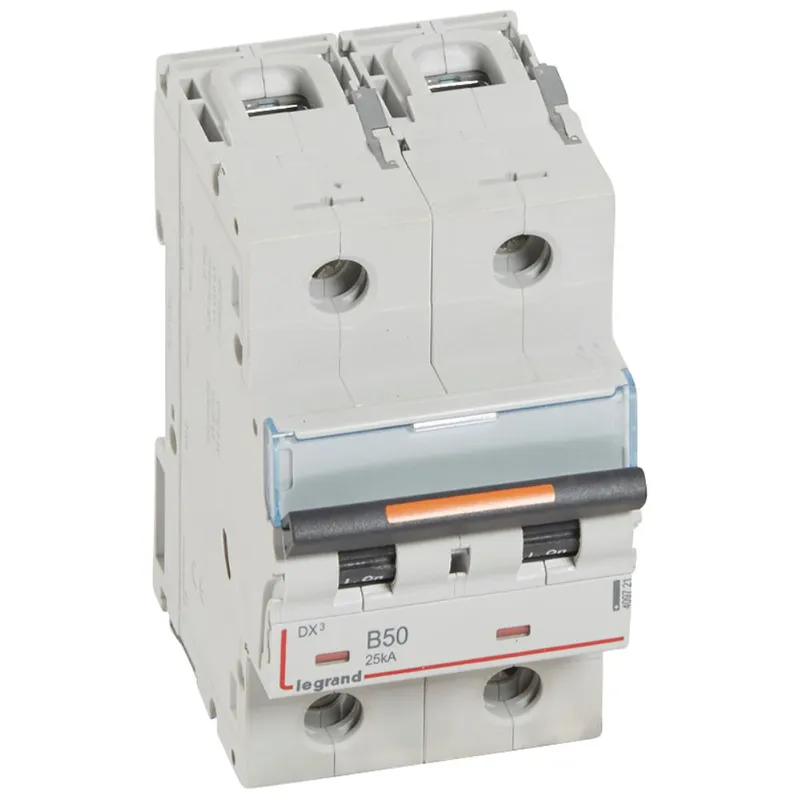 Legrand Leitungsschutzschalter, Automat 409721 DX3 B50A 2P 25KA 3M