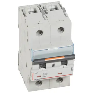 Legrand Leitungsschutzschalter, Automat 409721 DX3 B50A 2P 25KA 3M