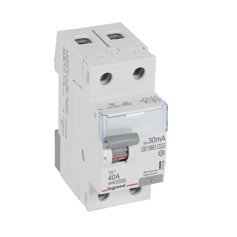Legrand FI-Schutzschalter, FI 411596 TX3 40A 2P 30MA A-G