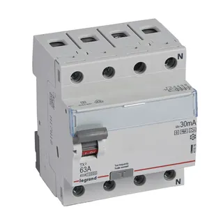 Legrand FI-Schutzschalter, FI 411816 TX3 63A 4P 30MA A-G
