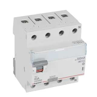 Legrand FI-Schutzschalter, FI 411821 TX3 63A 4P300MA A-G