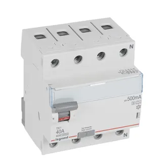 Legrand FI-Schutzschalter, FI 411807 TX3 40A 4P 500MA A-S