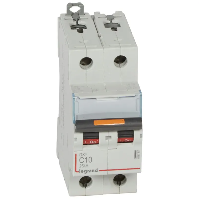 Legrand Leitungsschutzschalter, Automat 409767 DX3 C10A 2P 25KA 2M