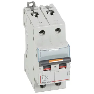 Legrand Leitungsschutzschalter, Automat 409769 DX3 C20A 2P 25KA 2M