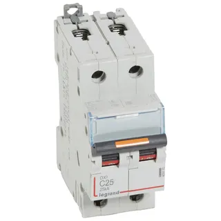 Legrand Leitungsschutzschalter, Automat 409770 DX3 C25A 2P 25KA 2M