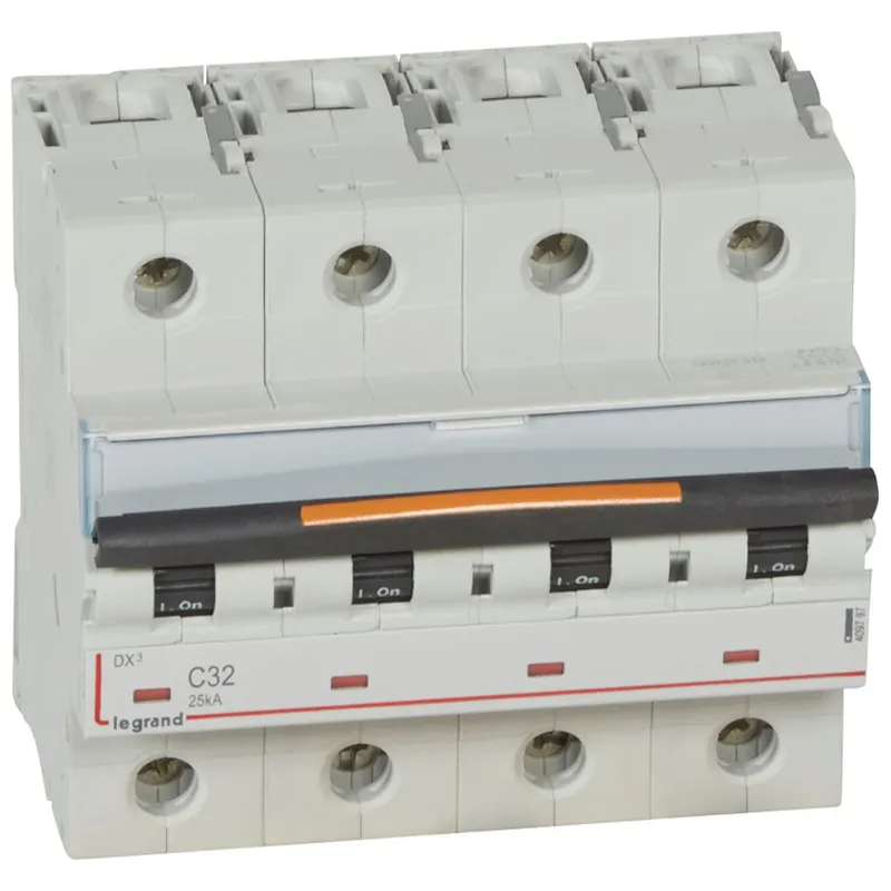 Legrand Leitungsschutzschalter, Automat 409797 DX3 C32A 4P 25KA 6M