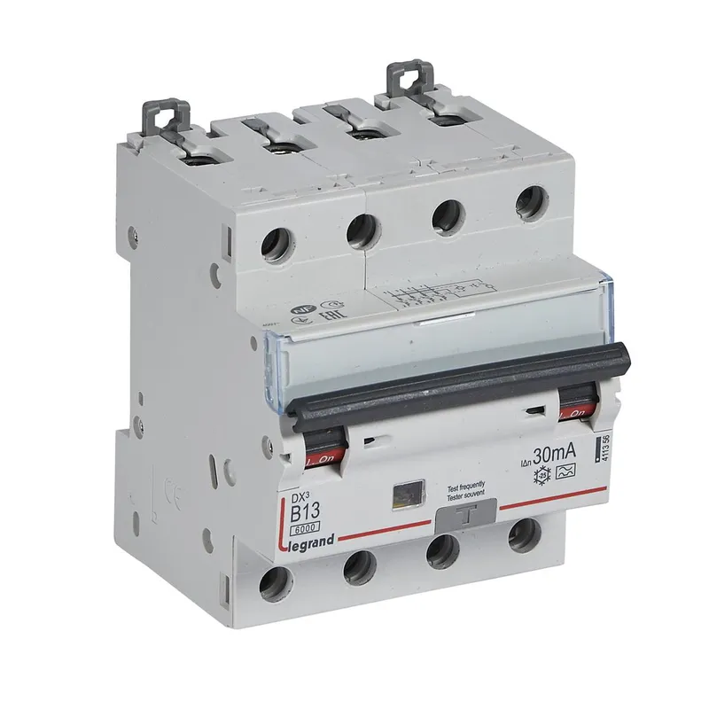 Legrand FI / LS-Kombination 411356 DX3 B13A 4P 6KA 30MA A