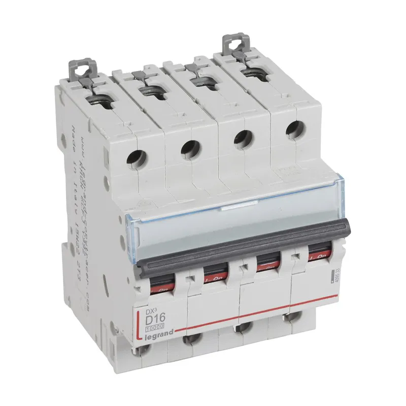 Legrand Leitungsschutzschalter, Automat 409533 DX3 D16A 4P 10KA 4M