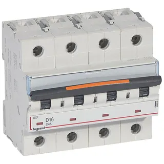 Legrand Leitungsschutzschalter, Automat 409846 DX3 D16A 4P 25KA 6M