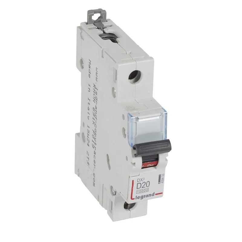 Legrand Leitungsschutzschalter, Automat 409433 DX3 D20A 1P 10KA 1M
