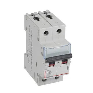 Legrand Leitungsschutzschalter, Automat 409453 DX3 D25A 2P 10KA 2M
