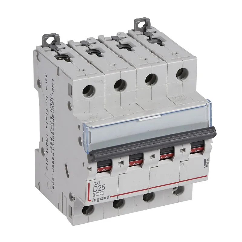 Legrand Leitungsschutzschalter, Automat 409535 DX3 D25A 4P 10KA 4M