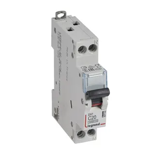 Legrand Leitungsschutzschalter, Automat 407743 DX3 C20A 1P+N 6KA 1M