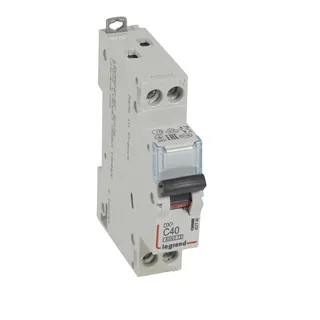 Legrand Leitungsschutzschalter, Automat 407746 DX3 C40A 1P+N 6KA 1M