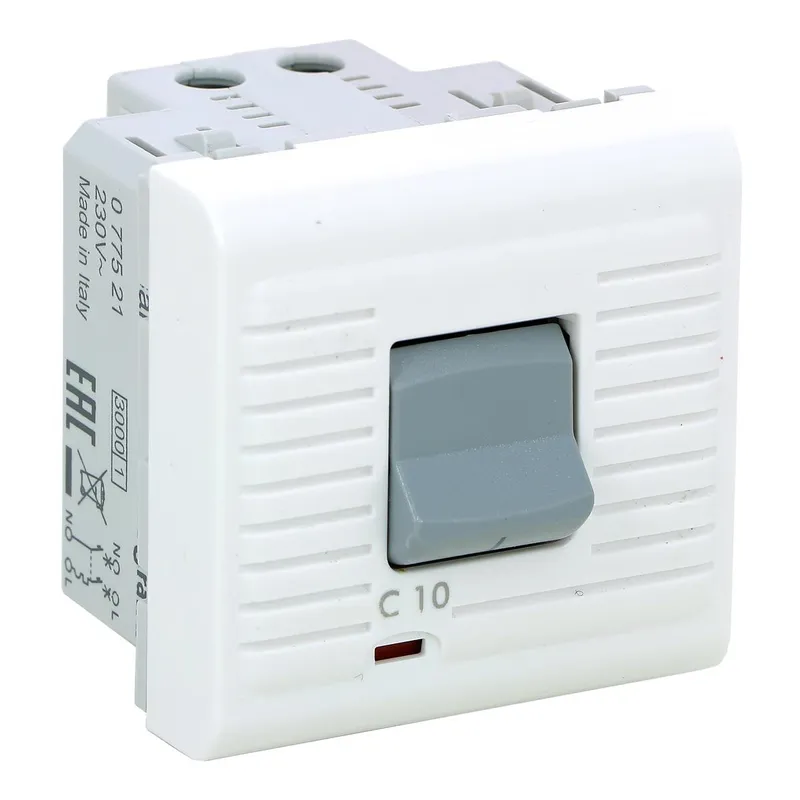 Legrand Leitungsschutzschalter, Automat 077521 MSC 1+N C10A 2mod ws