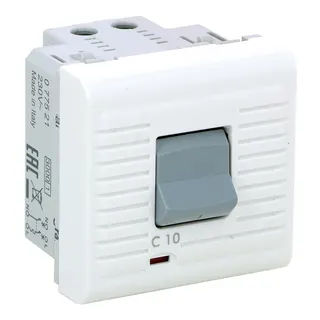Legrand Leitungsschutzschalter, Automat 077521 MSC 1+N C10A 2mod ws